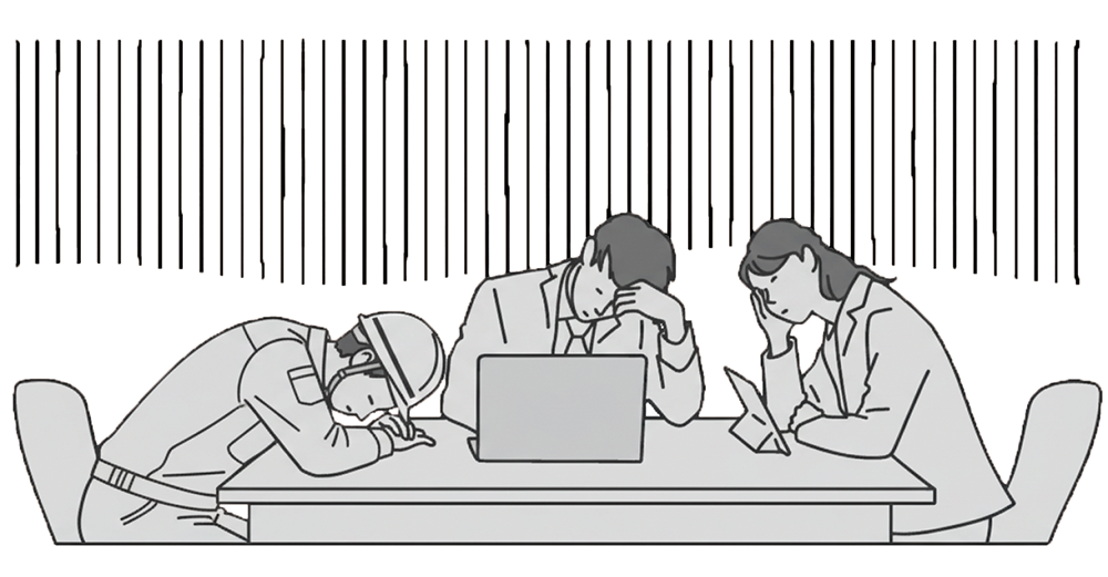 お客様・現場、 あらゆる情報がバラバラで 手間が多い